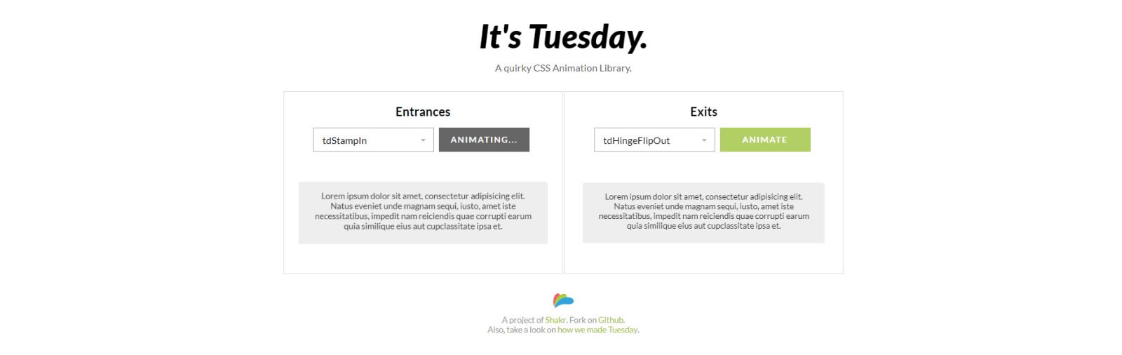 tuesday-css-animation