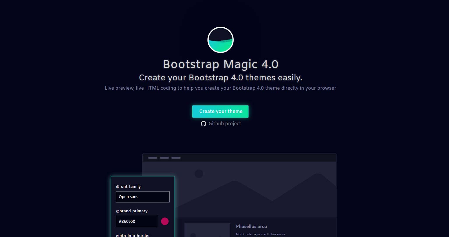 Bootstrap Magic یک ابزار قدرتمند برای سفارشی سازی تم بوت استرپ